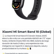 Mi band 10 original versión global no compre mas copias Garantía.Somos tienda física vedado. 54741004 - Img 51181459