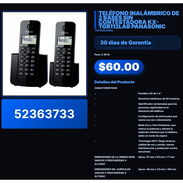 TELÉFONO INALÁMBRICO DE 2 BASES SIN CONTESTADORA KX-TGB112LAB PANASONIC . - Img 57514161