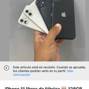 iPhone 11 libres de fábrica 128GB!! Colores disponibles Blanco y Negro!! - Img 45630019
