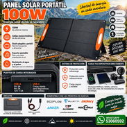 PANEL PORTÁTIL 100W PARA ECOFLOW BLUETTI ETCC... - Img 57262508