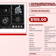 COCINA EMPOTRADA DE GAS E INFRARROJO MILEXUS . - Img 57556393