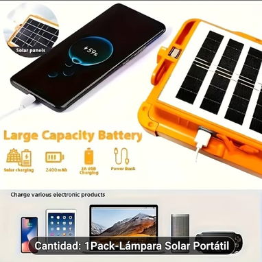 Lámpara de 24mah recargable solar /USB - Img 123391344