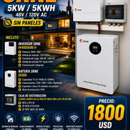 ☀️KIT SOLAR ☀️ SRNE DE 5KW INVERSOR + 5KWH BATERIA. GARANTIA 1 AÑO, FACTURA Y MENSAJERIA GRATIS. 📲 54833699 - Img 55647611