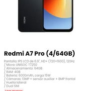 Redmi A7 Pro (4/64GB). Batería: 6000mAh, carga 15W. - Img 56433729