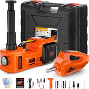 GATO ELÉCTRICO 3 EN 1 CON COMPRESOR DE AIRE (12V) Y LLAVE DE IMPACTO Tienda Online Voypati - Img 53048004
