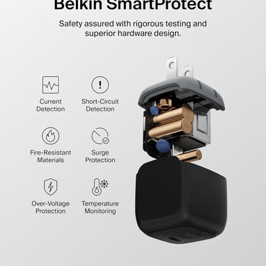 CARGADOR BELKIN 45W USB-C PD3.1 PPS + CABLE USB-C INCLUIDO ENVÍO DISPONIBLE + GARANTÍA - 5/10
