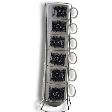 🏠Juegos de 6 Tazas con Soporte para Té o Café - Img 127462659