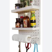 Estante Organizador de Pared con soporte de rollo - Img 56129149