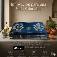 Cocina para empotrar de cristal templado de 2 hornillas - Img 55955976