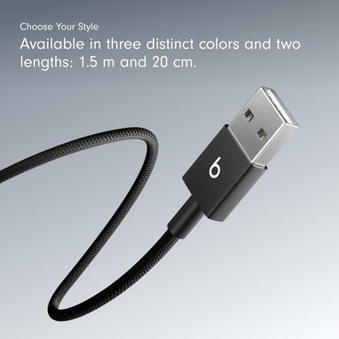 CABLE BEATS USB-A A USB-C 1.5M TRENZADO CARGA RÁPIDA APPLE ANDROID ENVÍO DISPONIBLE + GARANTÍA - 7/7