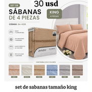Set de sábanas de 4 piezas - Img 57857070