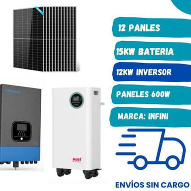 Inversores, paneles y más.  Escríbeme y te envió información 52812401 - 3/7