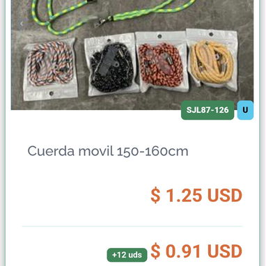 Cuerdas y anillas de agarre para m贸vil Venta Mayorista - Img 121564640