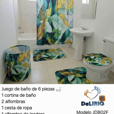 Juego PARA BAÑOS de 6 piezas - Img 117796008