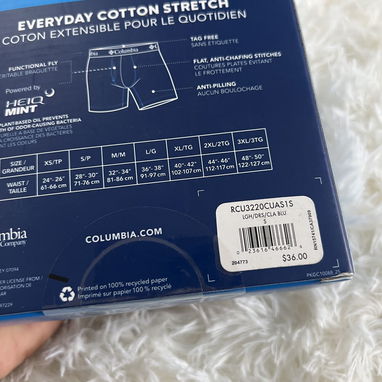 CALZONCILLOS COLUMBIA PAQUETE DE 3 BOXER ORIGINAL - 4/10