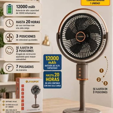 Ventiladores Jysuper recargable - Img 126752028