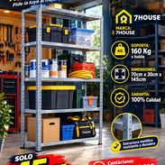 🪛 ESTANTERÍA 🪛 MODULAR METÁLICA STEELSMART 4 BALDAS 7HOUSE . TENEMOS MENSAJERÍA CON FACTURA Y GARANTÍA. 📲 54833699 - Img 57947115