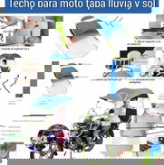 Techo para moto, diseñado para protegerte tanto de la lluvia como del sol. - Img 49104497