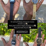 n venta⌚️Reloj imitación Casio 4000 cup💸 Reloj de Cuarzo negro 4000 cup💸 Reloj dorado 4000 💸 Sandalias 20 usd (Teng - Img 55944835