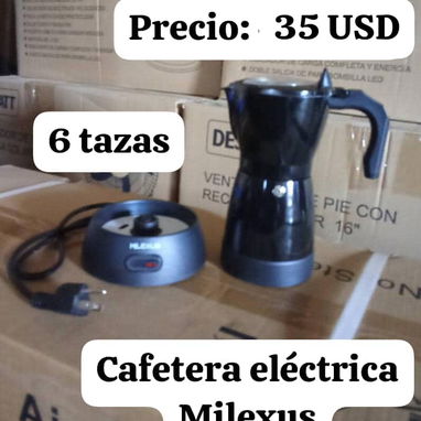 🚨Cafeteras eléctricas, 6 tazas, licuadoras, filtro de agua, freidora, detalles y precios en cada foto, 📞👉🏻 58684483 - Img 118964680