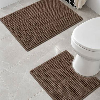 Juego de Alfombras para Baño – 2 piezas  💰14 USD  Un set práctico para completar el baño - 7/9