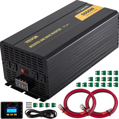 Inversor de Corriente 5000W-10000W | 12V a 120V | Onda Modificada - Img 123964832