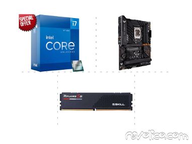 KIT📢 Core i7-12700K | Asus TUF Gaming Z690-Plus Wifi | DDR5 G.Skill 16GB 6000mhz 📞51-816607 - Img main-image-45629211