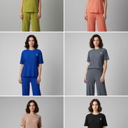 Conjunto 2 piezas camisa manga corta y pantalón para mujer - Img 55883004
