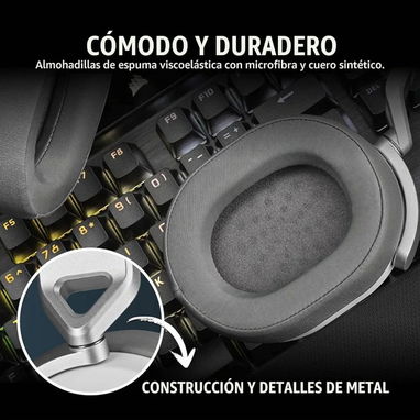 Auriculares Corsair HS65 Surround con cable - 4/4