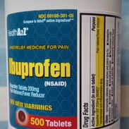 Ibuprofeno 200 mg (500 tabletas) - IMPORTADO - Img 52824805