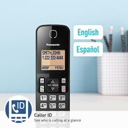 Teléfono Inalámbrico Panasonic de 2 Bases / tecnología Dect 6.0 / identificación de llamadas - Img 43752816