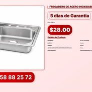 FREGADERO DE ACERO INOXIDABLE VPT#-0118 - Img 56826029