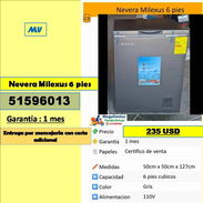 K3-MV-630-Nevera Milexus 6 pies...235 USD...51596013...Transporte costo adicional - Img 56058563