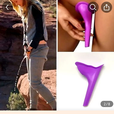 Orinal portátil para mujeres con su estuche - Img 101198501