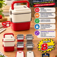 🍱 LONCHERA 🍱 LUNCH BOX 661-8. MENSAJERIA X COSTO MÍNIMO CON FACTURA Y GRANATÍA. 📲 54833699 - Img 57831618