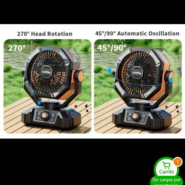 Ventilador recargable personal COLDSKY(EL MEJOR)) - 5/5