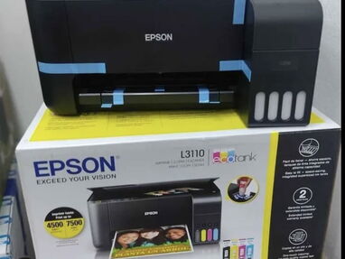 Oferta exclusiva EPSON ECOTANK L3210 nueva en caja multifuncional+sistema de tinta de fabrica+kit de tinta - Img 59842750