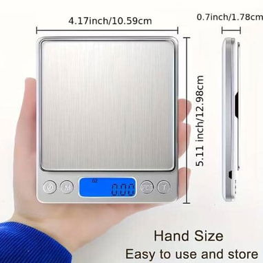 Pesa digital de precisión para cocina y joyería. Precio 17 usd - 2/3
