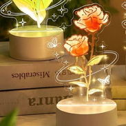 Lampara 3D con bombillos Led pata conectar a la corriente incluyendo cables tipo C - Img 57515091