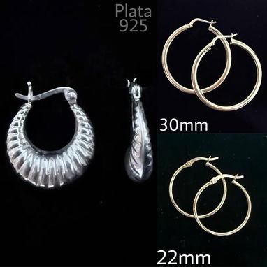 Argollas de Plata 925 - Img 114173006