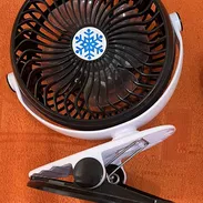 Ventilador portátil pequeños con pinza para coches, mesas - Img 55662609