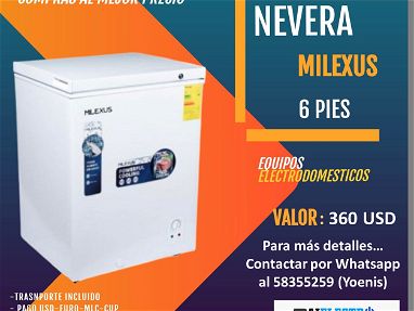 Nevera Milexus 6 pies cúbicos - Img main-image-45805471