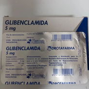 Venta de Glibenclamida. Blíster de 10 tabletas de 5 mg en 1000 pesos - Img 56679858