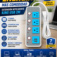 ‼️EXTENSIÓN INTELIGENTE KING USB 2M‼️ - Img 55516915