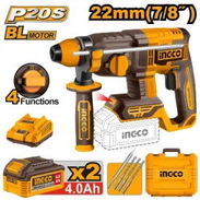 🔨⚡ ROTOMARTILLO INALÁMBRICO INGCO 20V – BRUSHLESS, SDS PLUS, 2 BATERÍAS 4.0 AH – 205 USD - Img 57704219