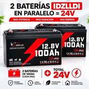 Baterías 24 V ( 2 baterias 12.8 v x100 ah) - Img 58182211