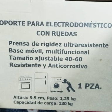 ☕️Base ajustable para equipos electrodomésticos trae ruedas/20 usd☕️ - Img 122837821