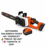 MOTOSIERRA INALÁMBRICA FINDER 42V FD25632121* 💰 *PRECIO: 160 USD* | 🛡 *GARANTÍA: 15 DÍAS* - Img 55049427