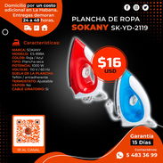👔 PLANCHA 👔 DE ROPA ES-898A 2 COLORES DISPONIBLES. SERVICIO DE MENSAJERÍA CON FACTURA Y GARANTÍA. TL 548333699 - Img 57587733