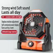 🌬️💡 VENTILADOR PORTÁTIL RECARGABLE CON LUZ LED La solución real para el calor, los apagones y los mosquitos 😓🦟 - Img 116989191